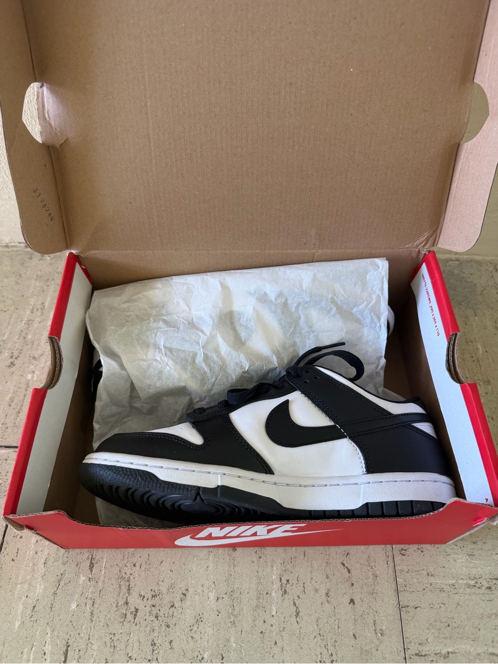 Nike Dunk Low ‘Pandas’ White/Black - Picture 8 of 8